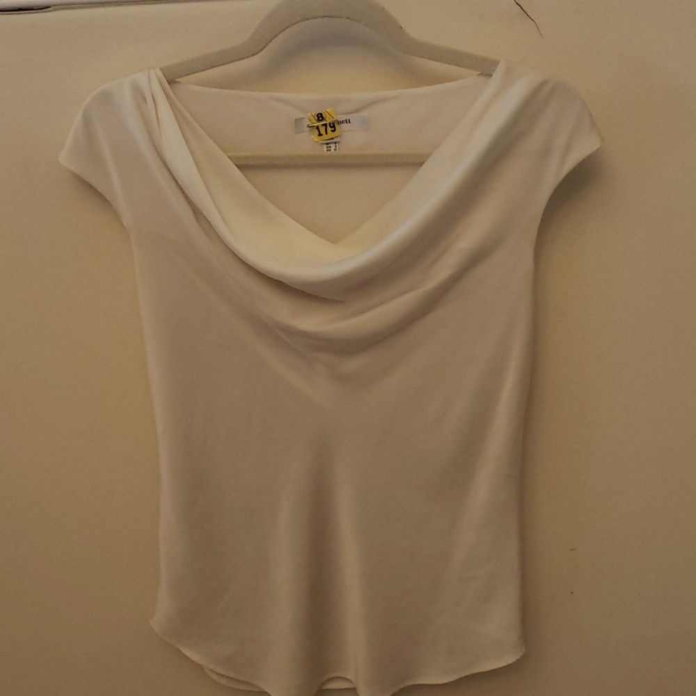 L.K. Bennett winter white blouse